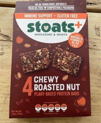 4 Chewy Roasted Nut Bars